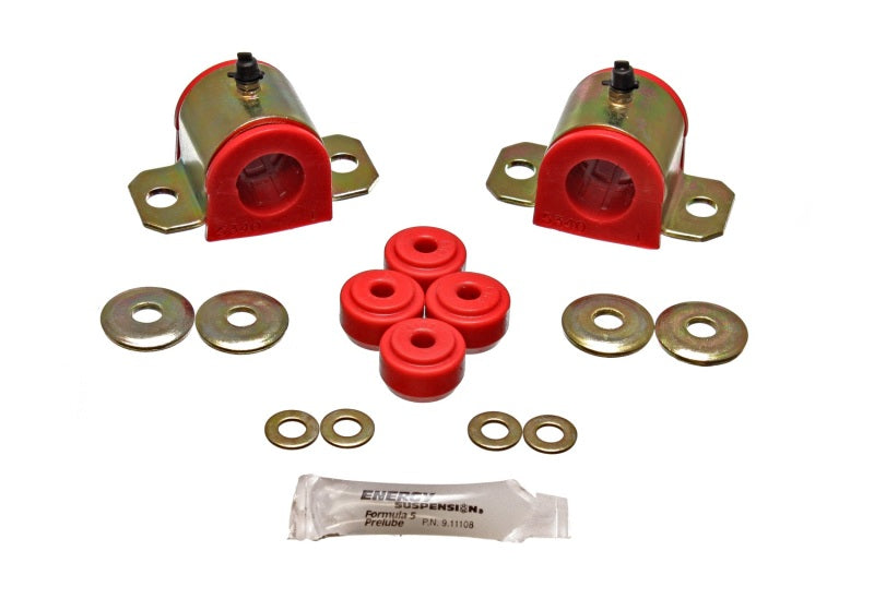 Energy Suspension 92-01 Honda Prelude Red 25mm Front Sway Bar Bushings (Sway Bar end link bushings a - Blais Performance Parts