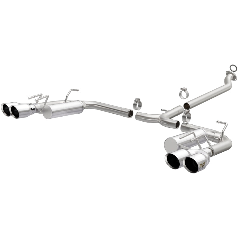 MagnaFlow 18-19 Toyota Camry XSE 2.5L (FWD) Street Series Cat-Back Exhaust w/4in Polished Quad Tips - Blais Performance Parts