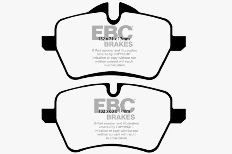 EBC 07-14 Mini Hardtop 1.6 Turbo Cooper S Ultimax2 Front Brake Pads - Blais Performance Parts