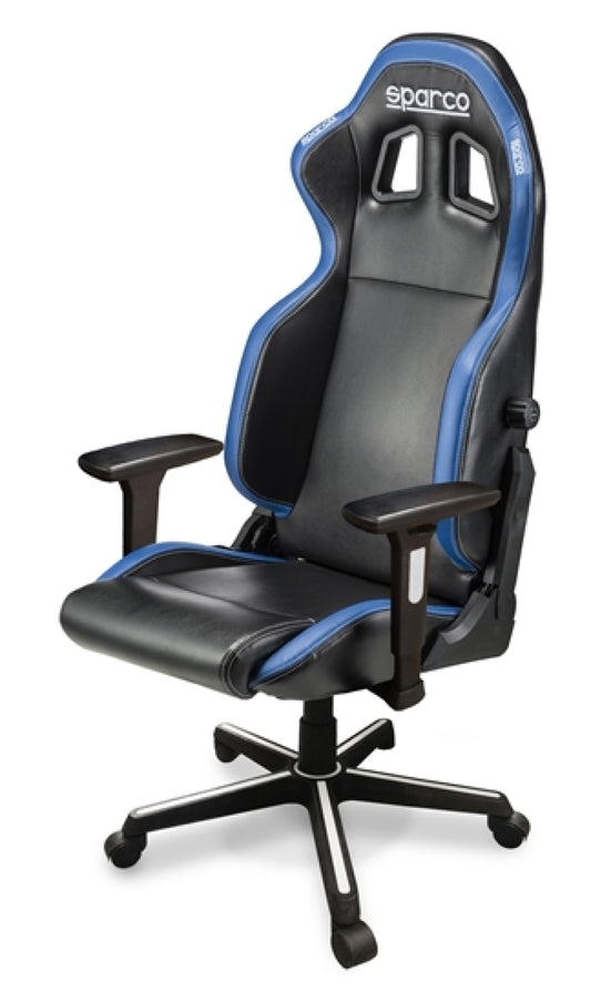 Sparco Game Chair ICON BLK/BLU - Blais Performance Parts