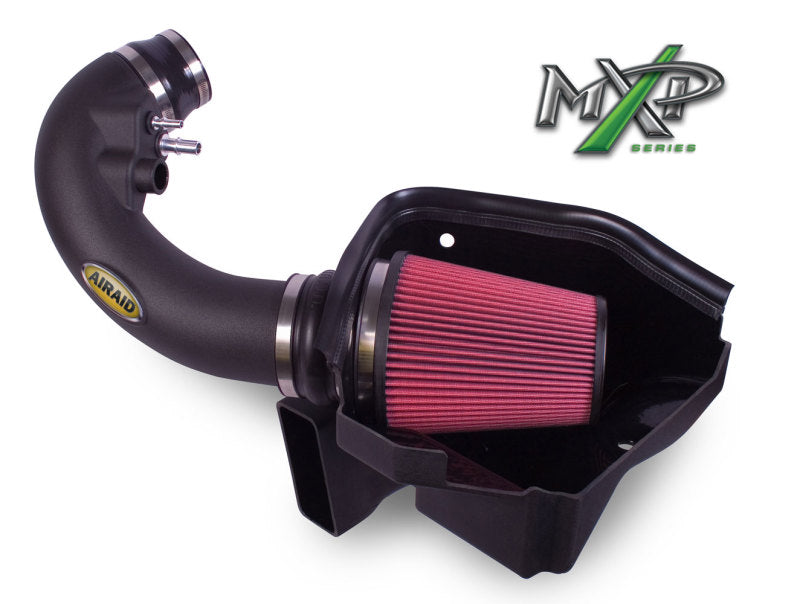 Airaid 11-14 Ford Mustang GT 5.0L Race Only (No MVT) MXP Intake System w/ Tube (Oiled / Red Media) - Blais Performance Parts