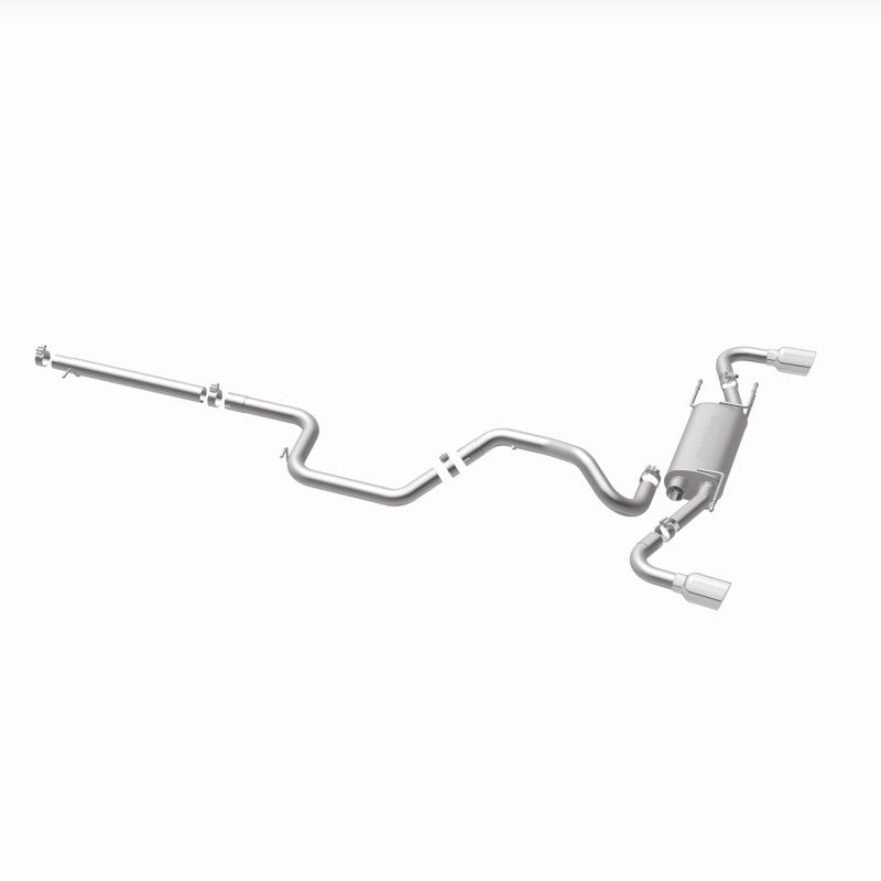 MagnaFlow 10-12 Mazda 3 L4 2.5L Hatchback Split Rear Exit Stainless Cat Back Performance Exhaust - Blais Performance Parts