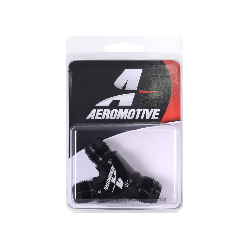 Aeromotive Y-Block - AN-10 - 2x AN-08 - Blais Performance Parts