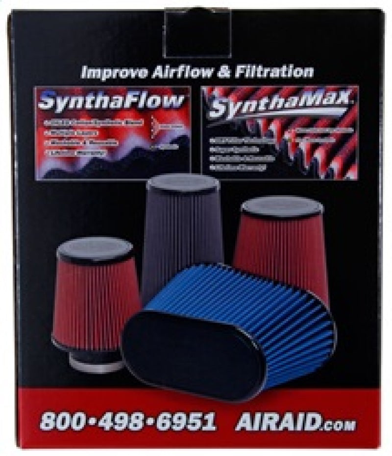 Airaid 10-14 Ford Mustang Shelby 5.4L Supercharged Direct Replacement Filter - Oiled / Blue Media - Blais Performance Parts