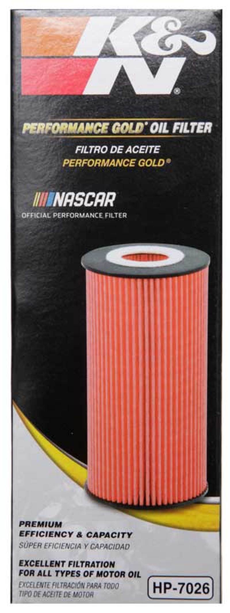 K&N Performance Oil Filter for 14-17 Dodge Durango 3.6L / 14-17 Jeep Grand Cherokee 3.6L - Blais Performance Parts