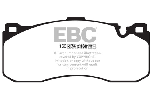 EBC 08-10 BMW 135 3.0 Twin Turbo Redstuff Front Brake Pads - Blais Performance Parts