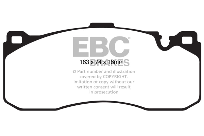 EBC 08-10 BMW 135 3.0 Twin Turbo Yellowstuff Front Brake Pads - Blais Performance Parts