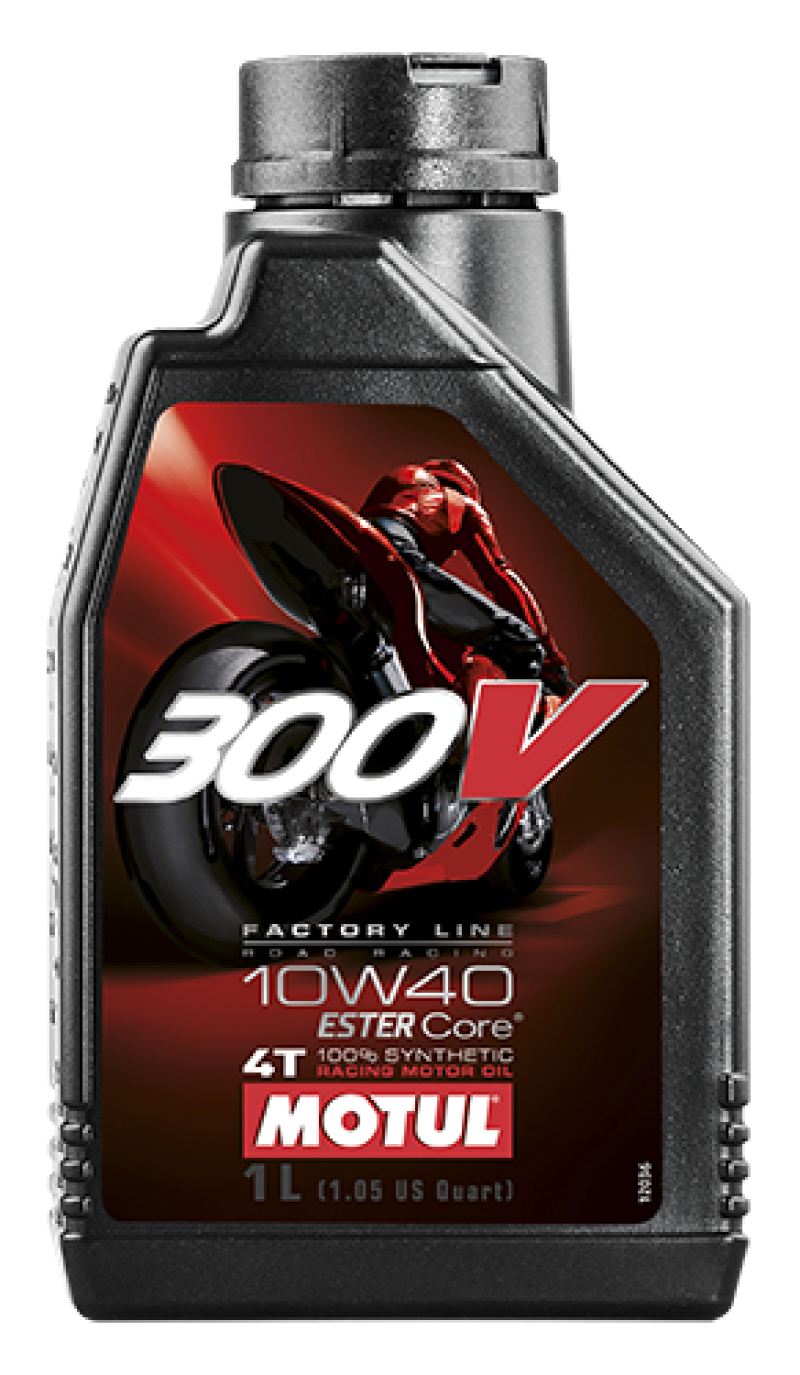 Motul 1L Synthetic-ester Oil 300V Factory Line Road Racing 10W40 - Blais Performance Parts