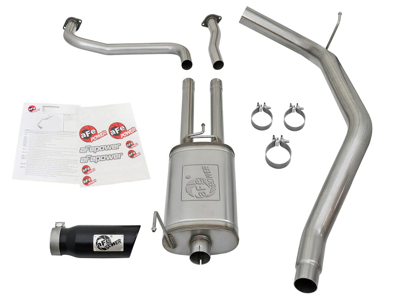 aFe MACHForce XP 2.5in Cat-Back Exhaust System w/ Black Tip Nissan Frontier 17-19 V8-5.6L - Blais Performance Parts