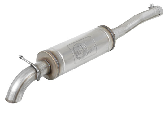 aFe Rock Basher 3in 409 SS Cat-Back Turn-Down Exhaust 12-18 Jeep Wrangler (JK) V6 3.6L/ 07-11 3.8L - Blais Performance Parts