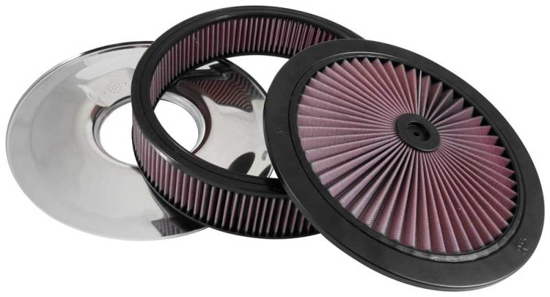 K&N X-Stream Top Assembly 14in OD 5.125in Neck Flange 4.62in H w/Vent - Blais Performance Parts