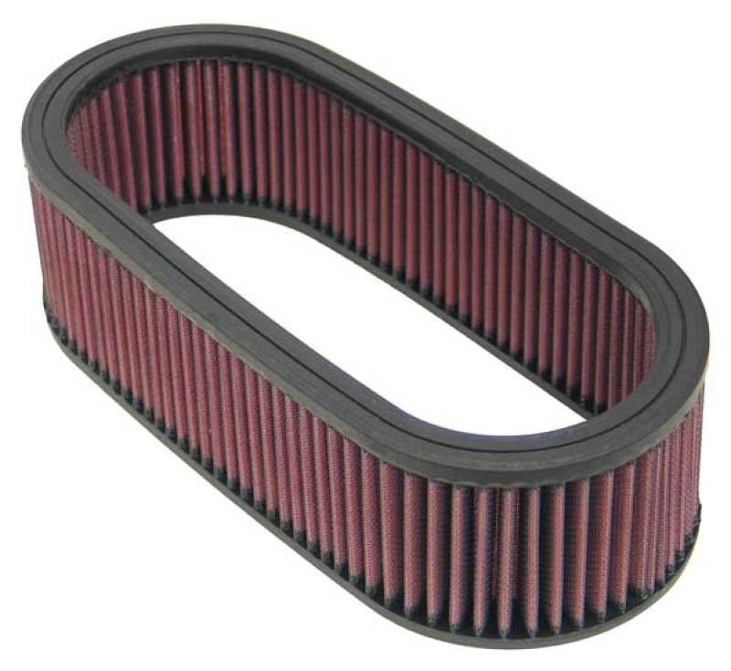 K&N Universal Oval Air Filter 12in Length x 5-1/4in Width x 3-1/4in Height - Blais Performance Parts