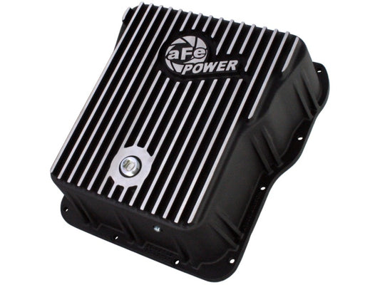 aFe Power Cover Trans Pan Machined Trans Pan GM Diesel Trucks 01-12 V8-6.6L Machined - Blais Performance Parts