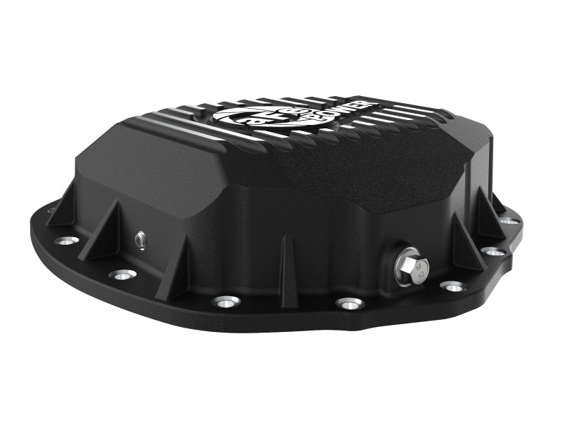 aFe 2020 Chevrolet Silverado 2500 HD  Rear Differential Cover Black ; Pro Series w/ Machined Fins - Blais Performance Parts