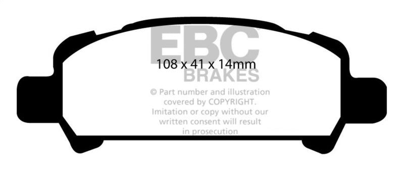 EBC 01-02 Subaru Impreza 2.0 Turbo WRX Bluestuff Rear Brake Pads - Blais Performance Parts