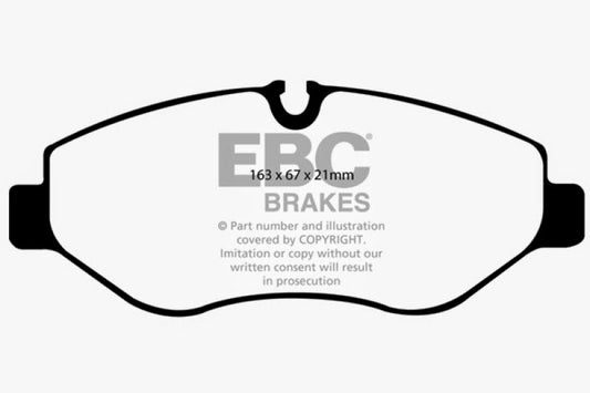 EBC 07+ Dodge Sprinter 2500 Greenstuff Front Brake Pads - Blais Performance Parts