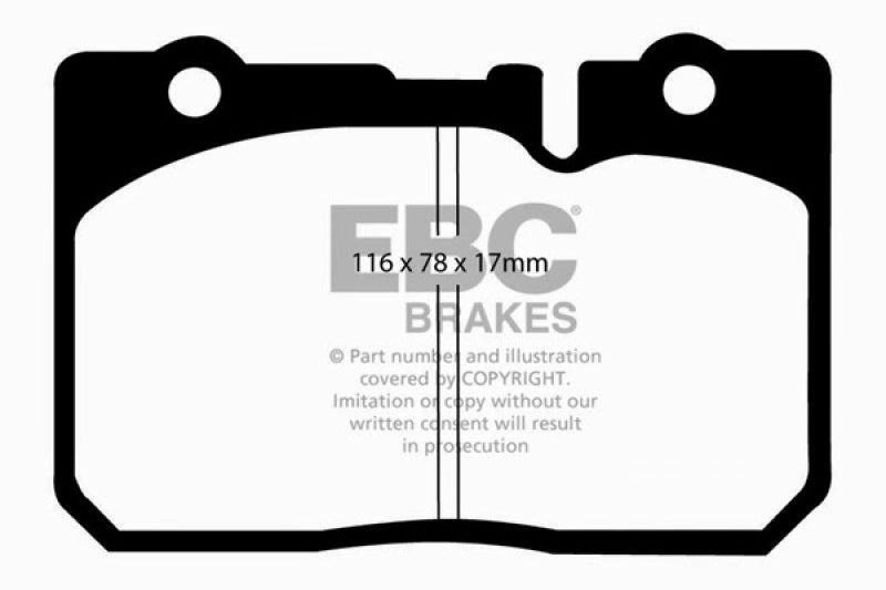 EBC 95-00 Lexus LS400 4.0 Greenstuff Front Brake Pads - Blais Performance Parts