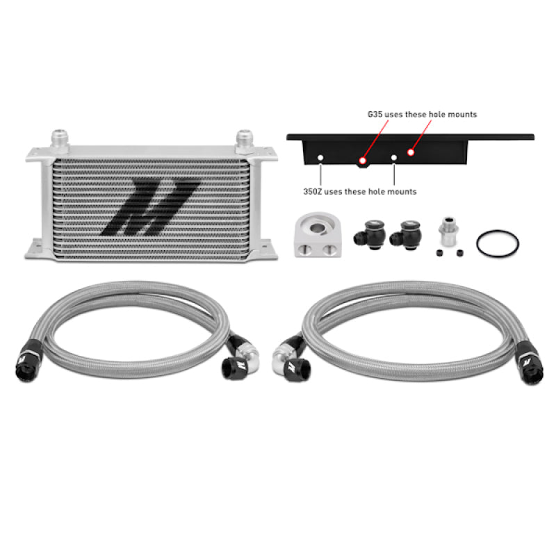 Mishimoto 03-09 Nissan 350Z / 03-07 Infiniti G35 (Coupe Only) Oil Cooler Kit - Blais Performance Parts