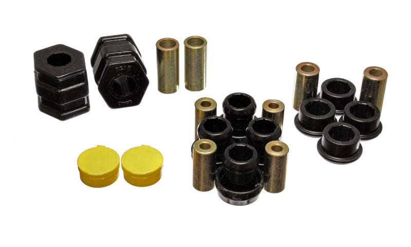 Energy Suspension 99-00 Honda Civic Si Black Front Control Arm Bushing Set - Blais Performance Parts