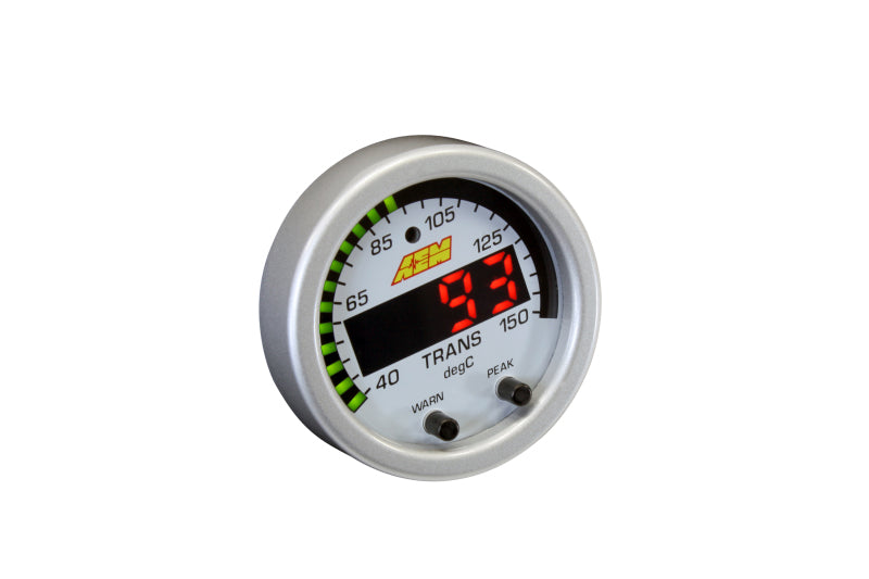 AEM X-Series Temperature 100-300F Gauge Kit (ONLY Black Bezel and Water Temp. Faceplate) - Blais Performance Parts