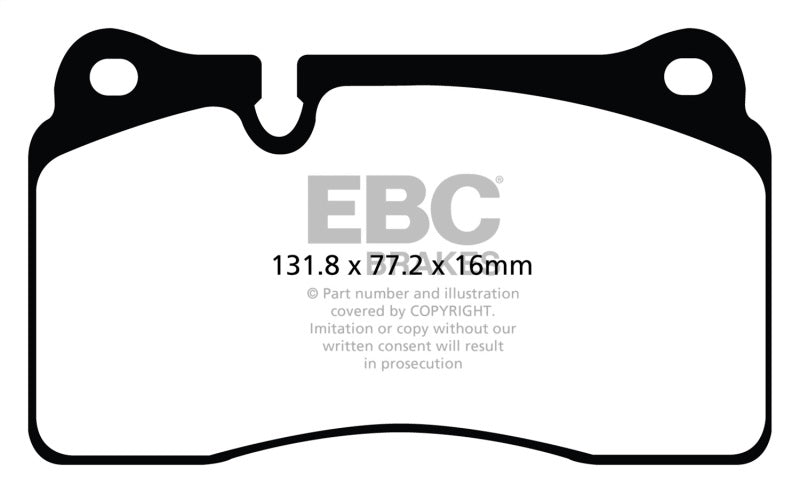 EBC Brakes Redstuff Ceramic Brake Pads - Blais Performance Parts