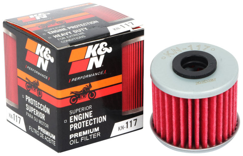 K&N Honda 1.58in OD 0.42in ID 1.4in Height Cartridge Oil Filter - Blais Performance Parts