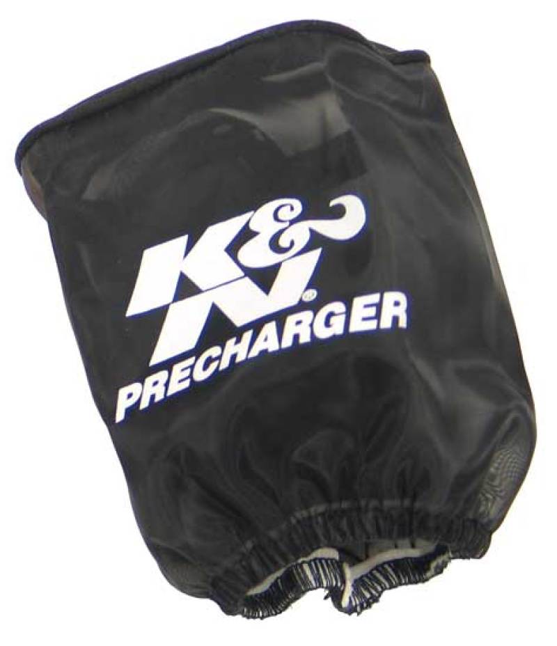 K&N Precharger Air Filter Wrap Black 4in Height 3.5in Inside Diameter - Blais Performance Parts