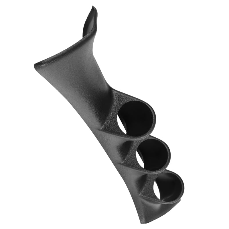 Autometer 95-99 Mitsubishi Eclipse / Eagle Talon (excl Convertible) Black Triple 52mm Pillar Pod - Blais Performance Parts