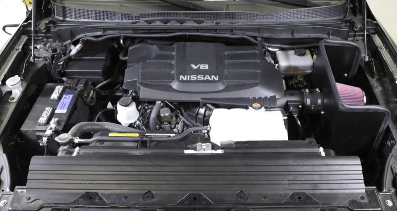 K&N 17-18 Nissan Titan XD V8 5.6L Aircharger Performance Intake - Blais Performance Parts