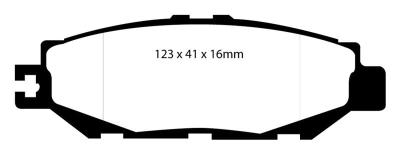 EBC 93-94 Lexus LS400 4.0 Redstuff Rear Brake Pads - Blais Performance Parts