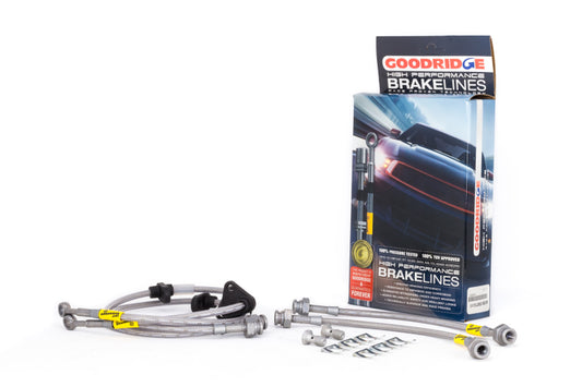 Goodridge 92-95 Honda Civic All Models w/ Rear Drum / 93-00 Del Sol Rear Drum SS Brake Lines - Blais Performance Parts