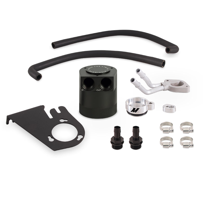 Mishimoto 11-16 Ford 6.7L Powerstroke Baffled Oil Catch Can Kit - Blais Performance Parts