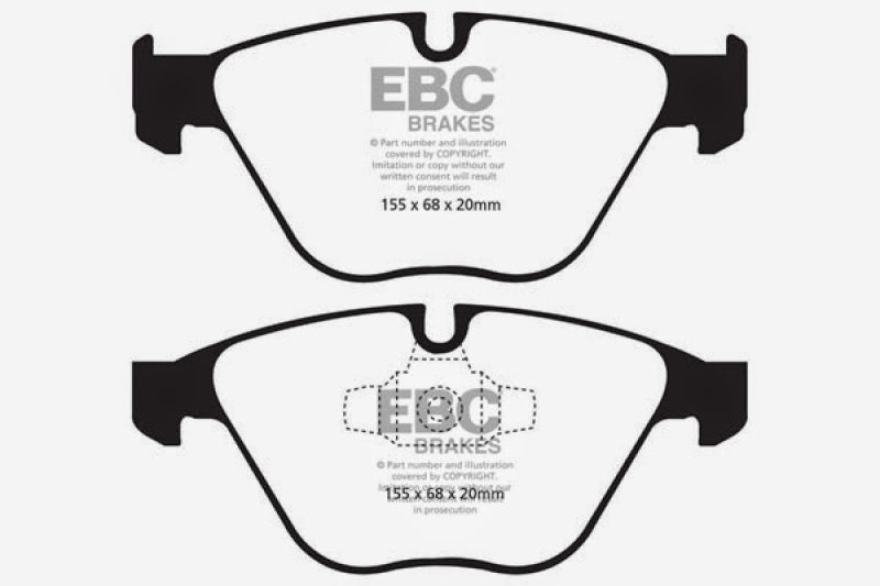 EBC 13+ BMW X1 2.0 Turbo (28i) Redstuff Front Brake Pads - Blais Performance Parts