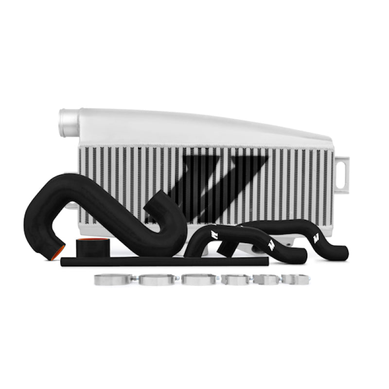 Mishimoto Subaru 02-07 WRX/04-07 STi Top-Mount Intercooler Kit - Powder Coated Silver & Black Hoses - Blais Performance Parts