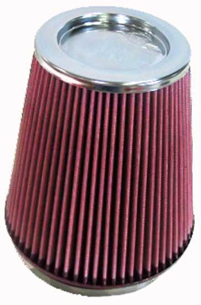 K&N Universal Air Filter 6in Flange ID x 7.5in Base / 5in OD Top x 8in H - Blais Performance Parts