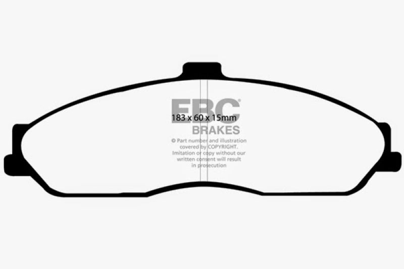 EBC 03-04 Cadillac XLR 4.6 Bluestuff Front Brake Pads - Blais Performance Parts