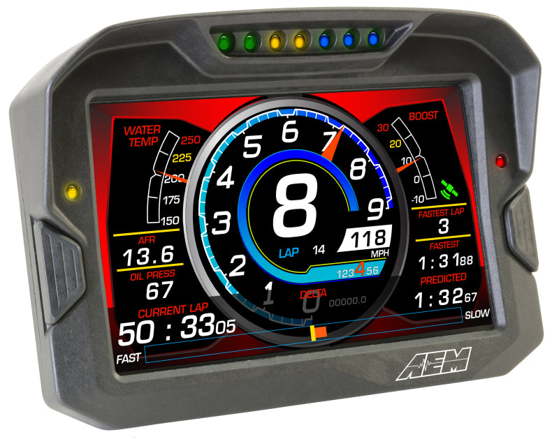 AEM CD-7 Non Logging Race Dash Carbon Fiber Digital Display (CAN Input Only) - Blais Performance Parts