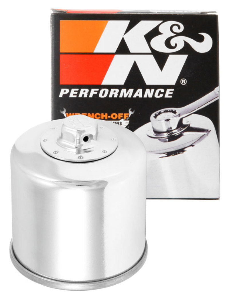 K&N Honda / Kawasaki / Arctic Cat / Suzuki / Triumph / Yamaha 2.688in OD x 2.969in H Oil Filter - Blais Performance Parts