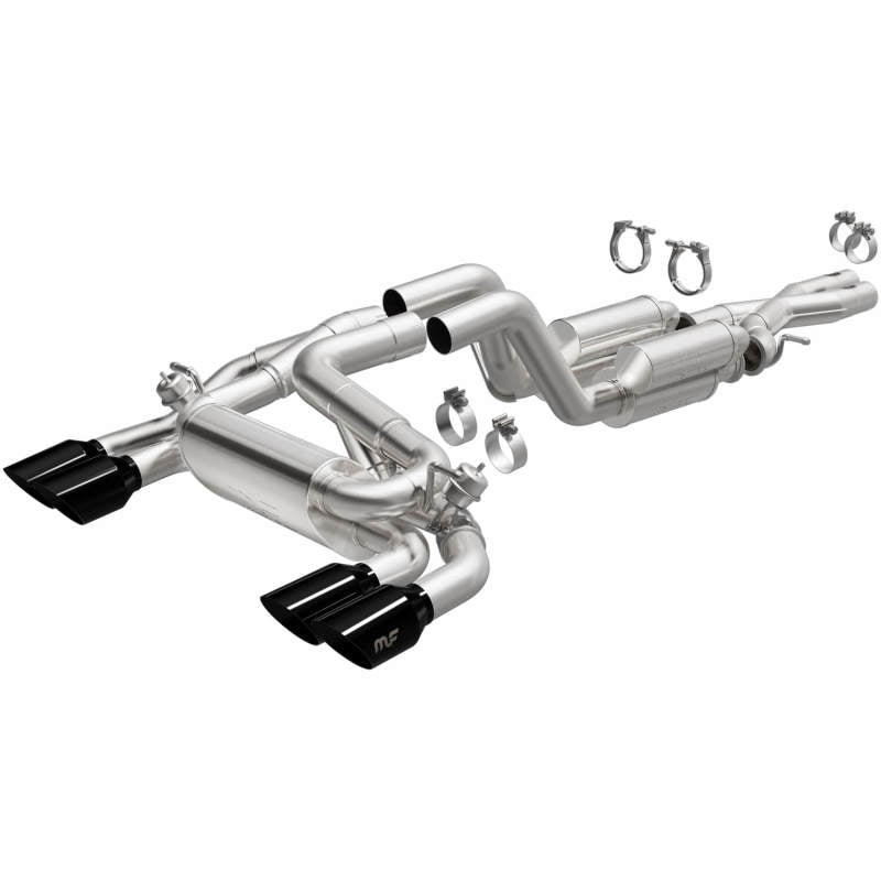 MagnaFlow 21-22 Jeep Wrangler V8 6.4L Street Series Cat-Back Exhaust w/ Black Tips - Blais Performance Parts