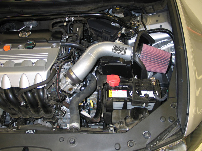 K&N 09 Acura TSX 2.4L Silver Typhoon Intake - Blais Performance Parts