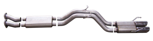 Gibson 06-10 Jeep Grand Cherokee SRT8 6.1L 3in Cat-Back Dual Exhaust - Stainless - Blais Performance Parts