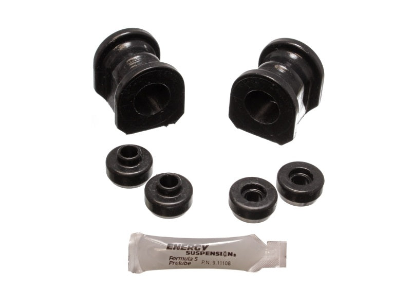 Energy Suspension 89-94 Nissan 240SX (S13) Black 24mm Front Sway Bar Bushing Set - Blais Performance Parts