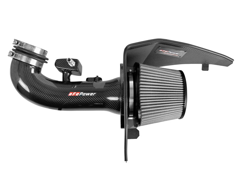 aFe 19-21 GM Trucks 5.3L/6.2L Track Series Carbon Fiber Cold Air Intake System W/ Pro Dry S Filters - Blais Performance Parts