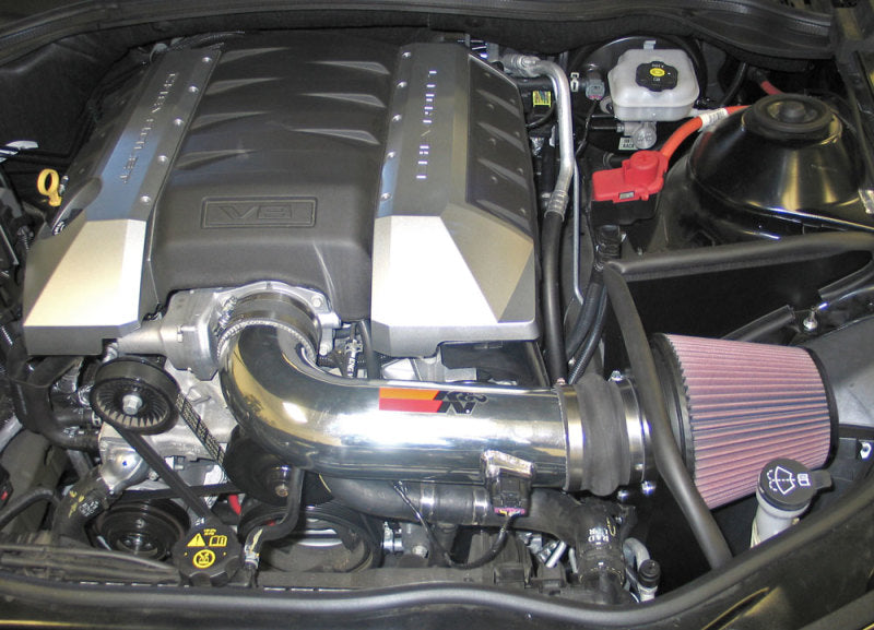 K&N 10 Camaro 6.2L V8 Polished Typhoon Short Ram Intake - Blais Performance Parts