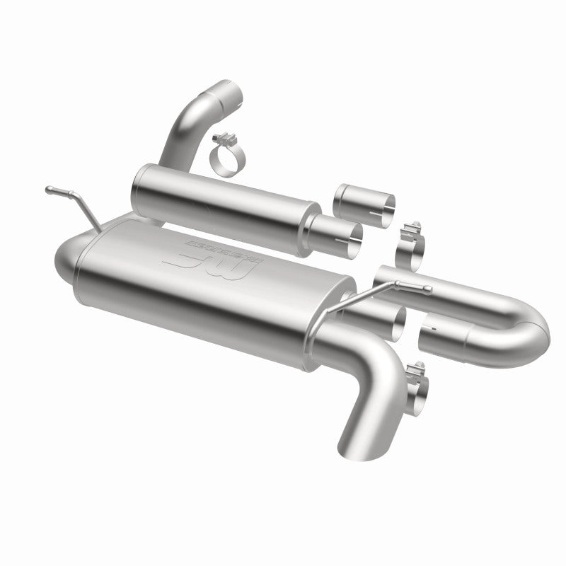 MagnaFlow 18-23 Jeep Wrangler JL 2.0L/3.6L Overland Series Axle-Back Exhaust - Blais Performance Parts