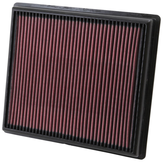 K&N Replacement Filter 11.25in O/S Length x 10in O/S Width x 1.25in H for 13 Cadillac XTS 3.6L V6 - Blais Performance Parts