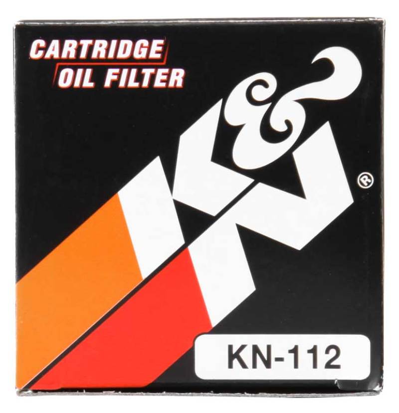 K&N Honda/Kawasaki/Polaris/Suzuki 1.969in OD x .469in ID x 1.438in H Oil Filter - Blais Performance Parts