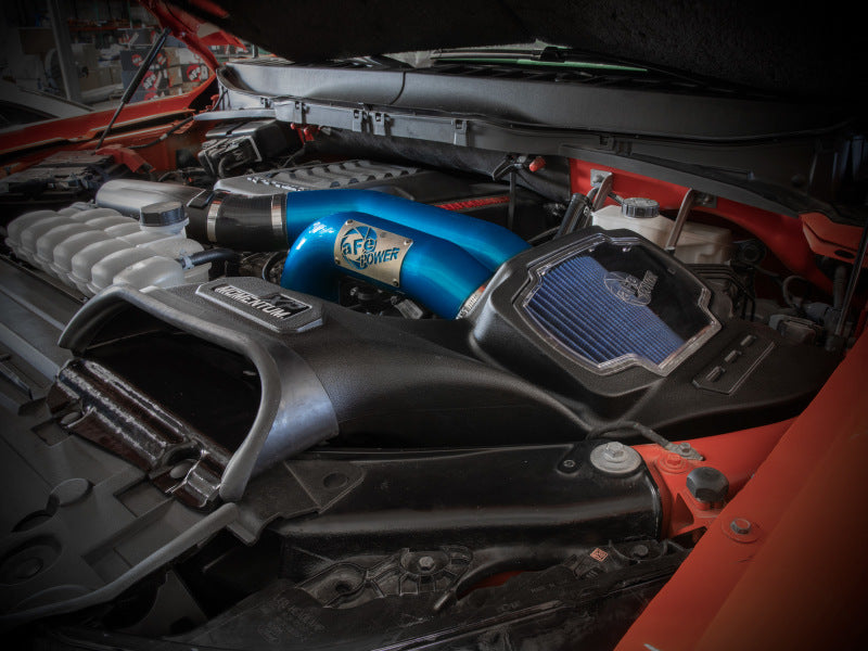 aFe 21-22 Ford F-150 Raptor V6-3.5L(tt) Momentum XP Cold Air Intake System - Blue w/ Pro 5R Filter - Blais Performance Parts