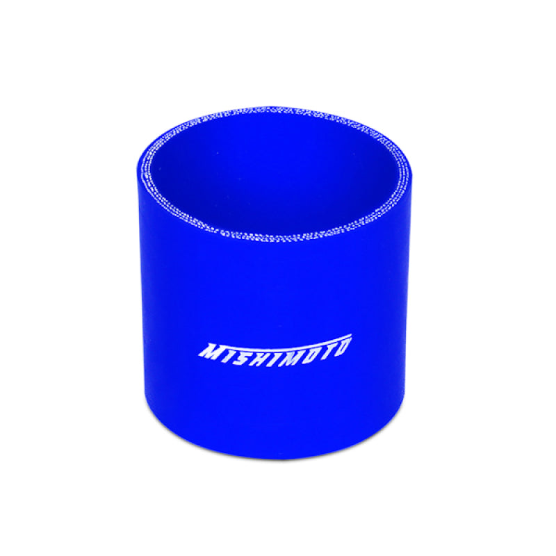 Mishimoto 3.0 Inch Blue Straight Coupler - Blais Performance Parts