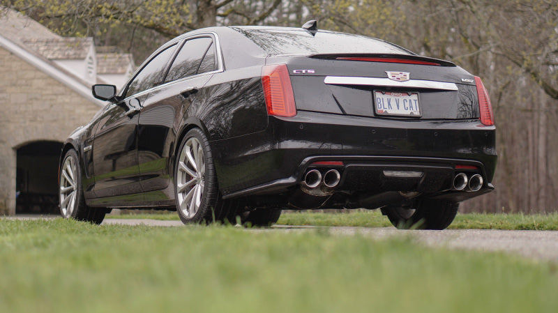 Stainless Works 2016-18 Cadillac CTS-V Sedan Catback System Resonated X-Pipe Dual-Mode Mufflers - Blais Performance Parts